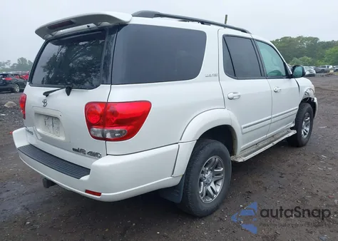 2007 Toyota Sequoia Limited V8 z USA, uszkodzony, nr VIN 5TDBT48A67S277876